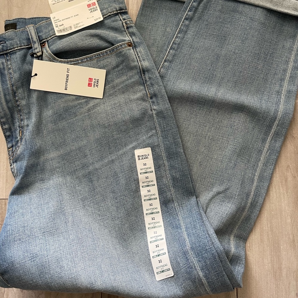Uniqlo jeans, size 32 with tags